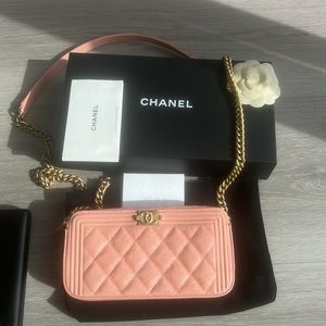 Chanel wallet on a chain